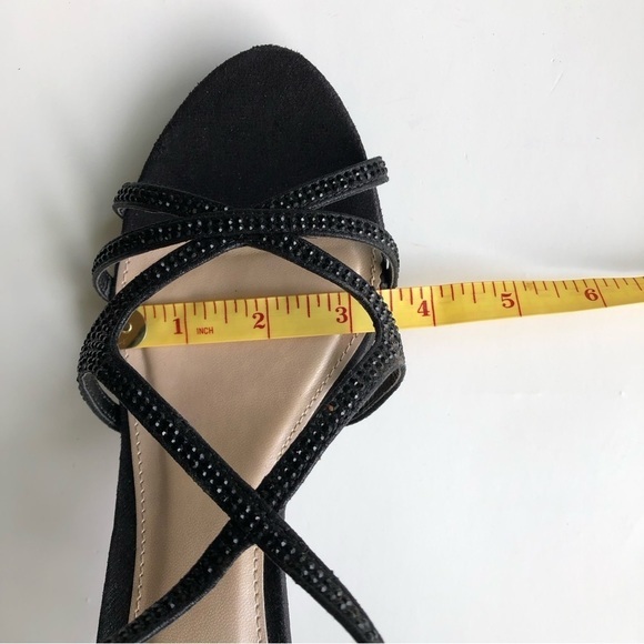 Taxi Sandals Women's Stilletto Embellished Strappy Size 10 - Picture 8 of 13